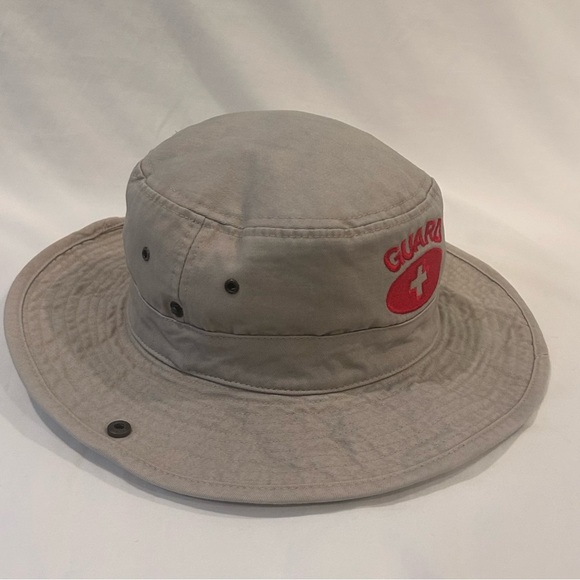 The Lifeguard Store Guard Booney Beach Hat Khaki Outdoor Sunshade - Picture 3 of 15